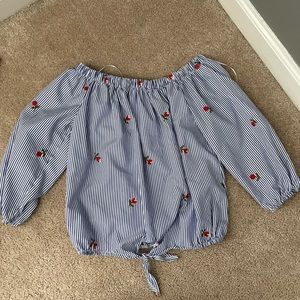 Off the shoulder top